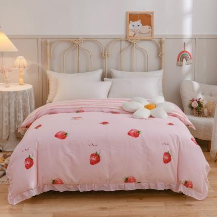 91家纺网 家纺一手货源 找家纺 （总）爱妮玖玖 2022新款12868全棉花边被套