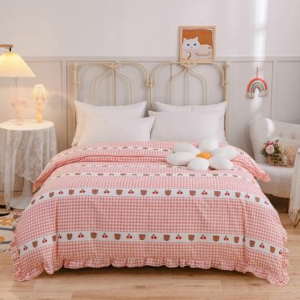 91家纺网 家纺一手货源 找家纺 （总）爱妮玖玖 2022新款12868全棉花边被套