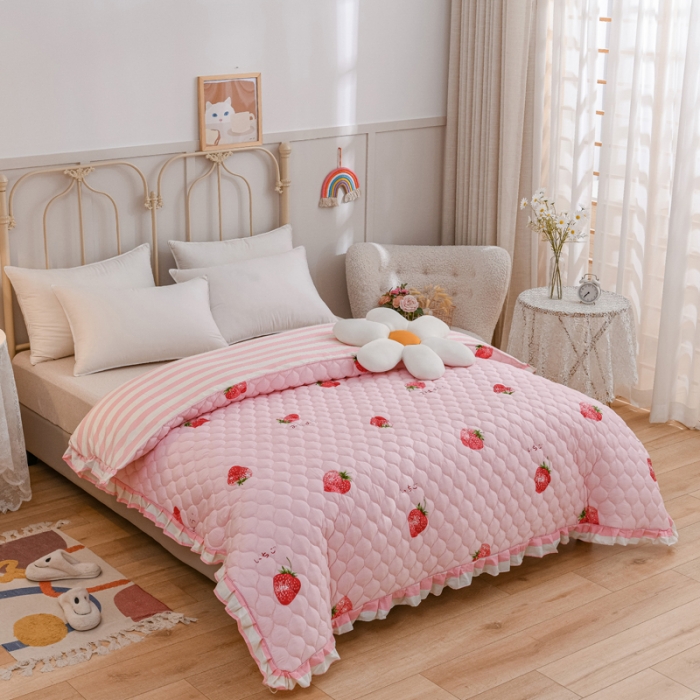 91家纺网 家纺一手货源 找家纺 （总）爱妮玖玖 2022新款12868全棉夹棉被套