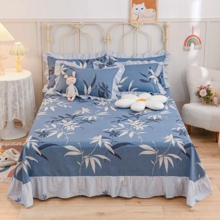 91家纺网 家纺一手货源 找家纺 （总）爱妮玖玖 2022新款12868全棉花边床单