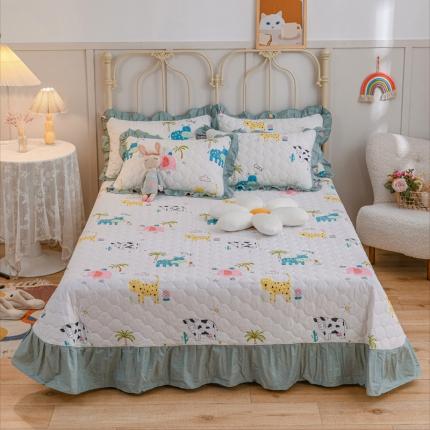 91家纺网 家纺一手货源 找家纺 （总）爱妮玖玖 2022新款12868全棉夹棉床盖