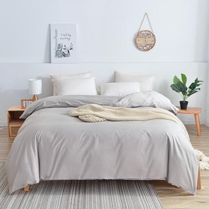 91家纺网 家纺一手货源 找家纺 （总）极梦家纺（支持定制） 2025新款喷气40s全棉纯色单品被套