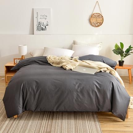 91家纺网 家纺一手货源 找家纺 （总）极梦家纺（支持定制） 2025新款喷气40s全棉纯色单品被套