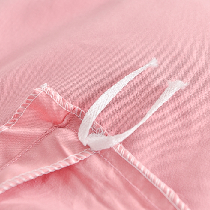 91家纺网 家纺一手货源 找家纺 极梦家纺（支持定制） 2025新款喷气40s全棉纯色单品被套 豆沙色