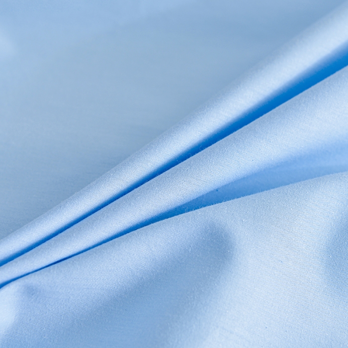 91家纺网 家纺一手货源 找家纺 极梦家纺（支持定制） 2025新款喷气40s全棉纯色单品被套 浅蓝色
