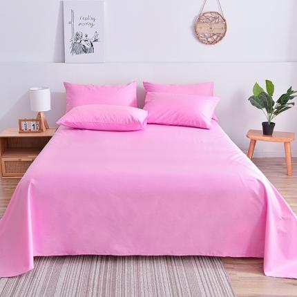 91家纺网 家纺一手货源 找家纺 （总）极梦家纺（支持定制） 2025新款40s纯棉长绒棉纯色全棉床单