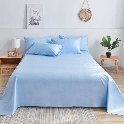 91家纺网 家纺一手货源 找家纺 （总）极梦家纺（支持定制） 2025新款40s纯棉长绒棉纯色全棉床单