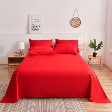 91家纺网 家纺一手货源 找家纺 （总）极梦家纺（支持定制） 2025新款40s纯棉长绒棉纯色全棉床单