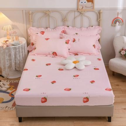 91家纺网 家纺一手货源 找家纺 （总）爱妮玖玖 2022新款12868全棉单层印花床笠