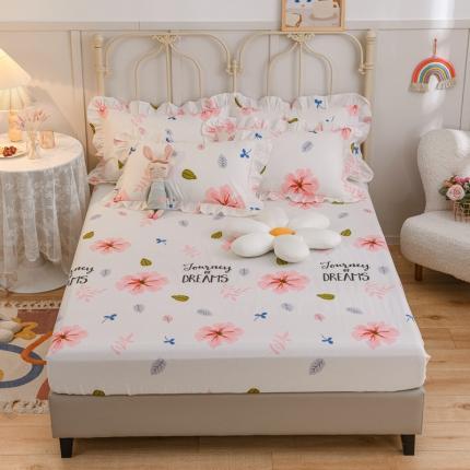 91家纺网 家纺一手货源 找家纺 （总）爱妮玖玖 2022新款12868全棉单层印花床笠