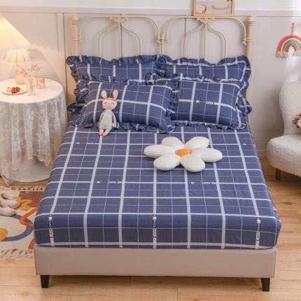 91家纺网 家纺一手货源 找家纺 （总）爱妮玖玖 2022新款12868全棉单层印花床笠