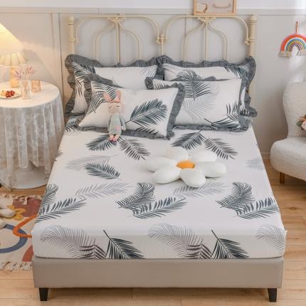 91家纺网 家纺一手货源 找家纺 （总）爱妮玖玖 2022新款12868全棉单层印花床笠