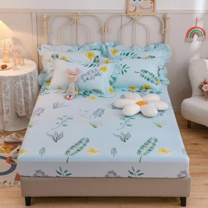 91家纺网 家纺一手货源 找家纺 （总）爱妮玖玖 2022新款12868全棉单层印花床笠