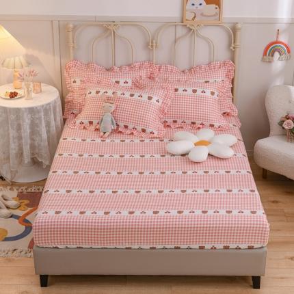 91家纺网 家纺一手货源 找家纺 （总）爱妮玖玖 2022新款12868全棉单层印花床笠