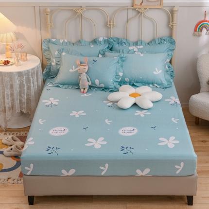 91家纺网 家纺一手货源 找家纺 （总）爱妮玖玖 2022新款12868全棉单层印花床笠