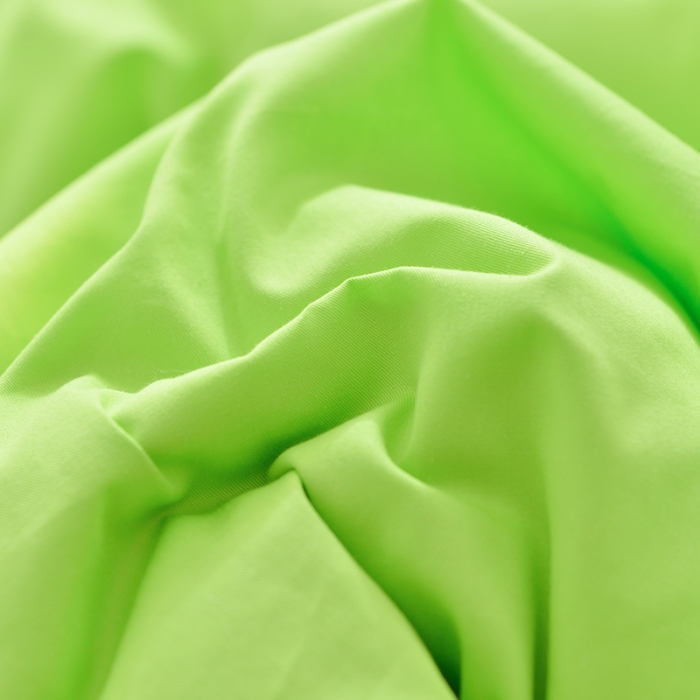 91家纺网 家纺一手货源 找家纺 极梦2025新款40S纯棉长绒棉纯色全棉四件套喷气三件套 果绿色