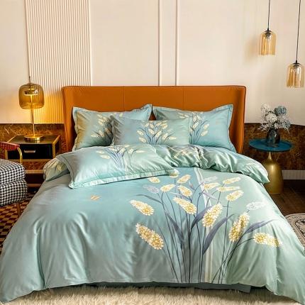 91家纺网 家纺一手货源 找家纺 （总）金爱家 2023新款大版13372全棉花卉系列四件套