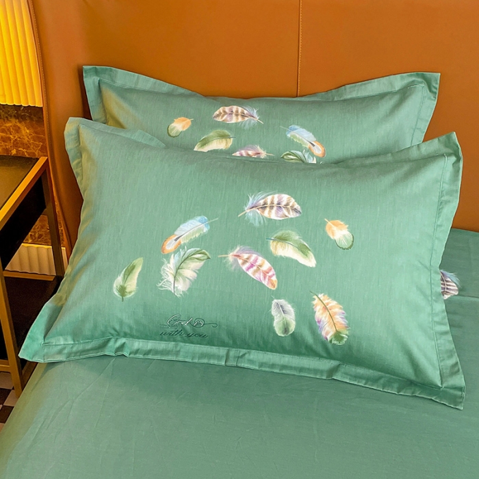 91家纺网 家纺一手货源 找家纺 （总）金爱家 2023新款大版13372全棉花卉系列四件套