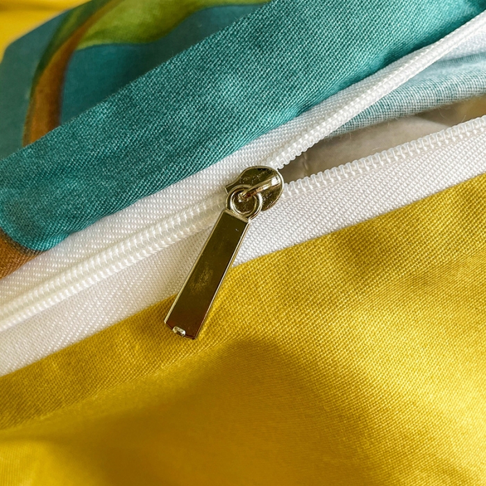 91家纺网 家纺一手货源 找家纺 金爱家 2023新款大版13372全棉花卉系列四件套 清风饮露