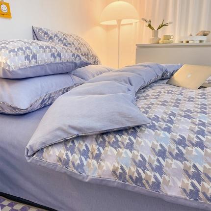 91家纺网 家纺一手货源 找家纺 （总）安哆啦 2022春夏新款13372全棉四件套