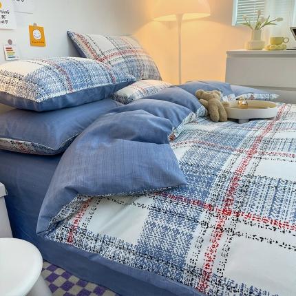 91家纺网 家纺一手货源 找家纺 （总）安哆啦 2022春夏新款13372全棉四件套