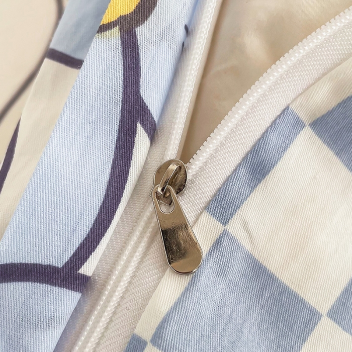 91家纺网 家纺一手货源 找家纺 安哆啦 2022春夏新款13372全棉四件套 洛丽熊