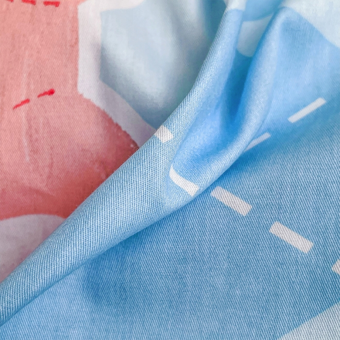 91家纺网 家纺一手货源 找家纺 安哆啦 2022春夏新款13372全棉四件套 牛奶贝贝