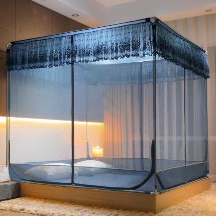 91家纺网 家纺一手货源 找家纺 （总）飞轮海蚊帐 新款方定防摔坐床式蚊帐-T55