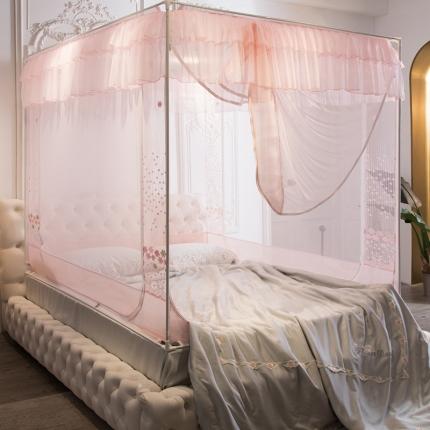 91家纺网 家纺一手货源 找家纺 （总）飞轮海蚊帐 2022新款三开门坐床式蚊帐-z57