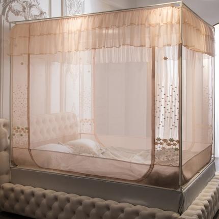 91家纺网 家纺一手货源 找家纺 （总）飞轮海蚊帐 2022新款三开门坐床式蚊帐-z57