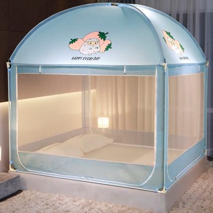 91家纺网 家纺一手货源 找家纺 （总）飞轮海蚊帐 新款圆顶防摔坐床蚊帐MZ-02