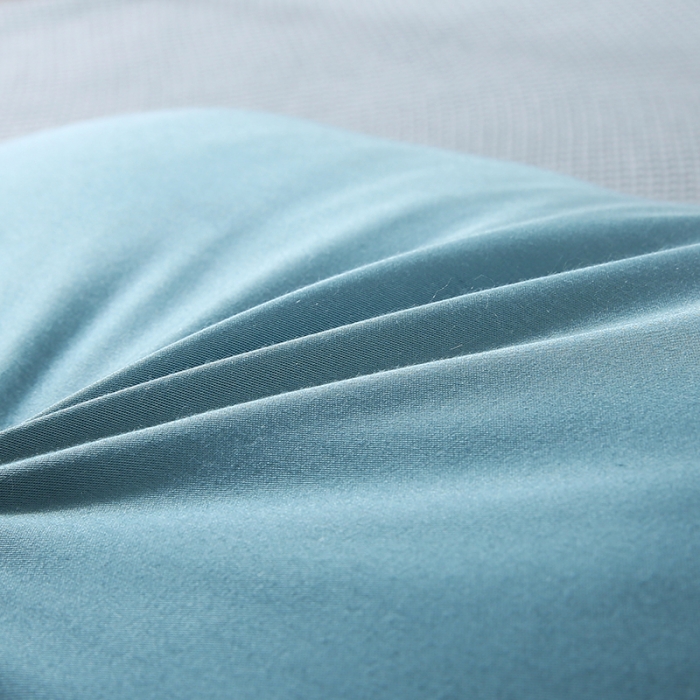 91家纺网 家纺一手货源 找家纺 贤内助 2024新款柔赛丝羽丝枕枕芯枕头 蓝色