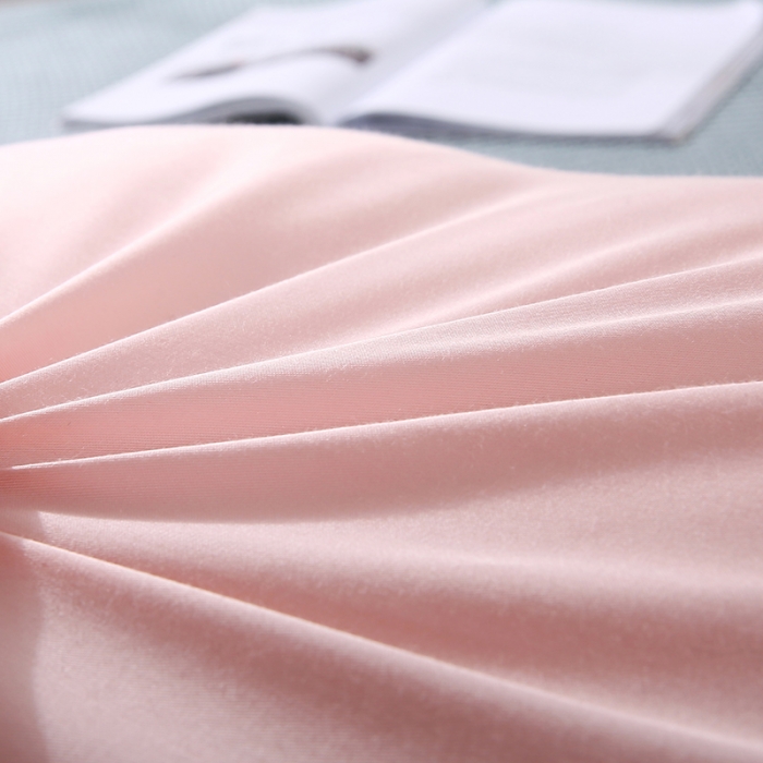 91家纺网 家纺一手货源 找家纺 贤内助 2024新款柔赛丝羽丝枕枕芯枕头 粉色