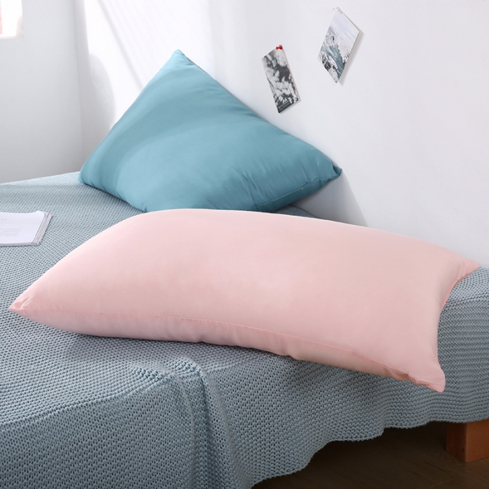 91家纺网 家纺一手货源 找家纺 贤内助 2024新款柔赛丝羽丝枕枕芯枕头 粉色