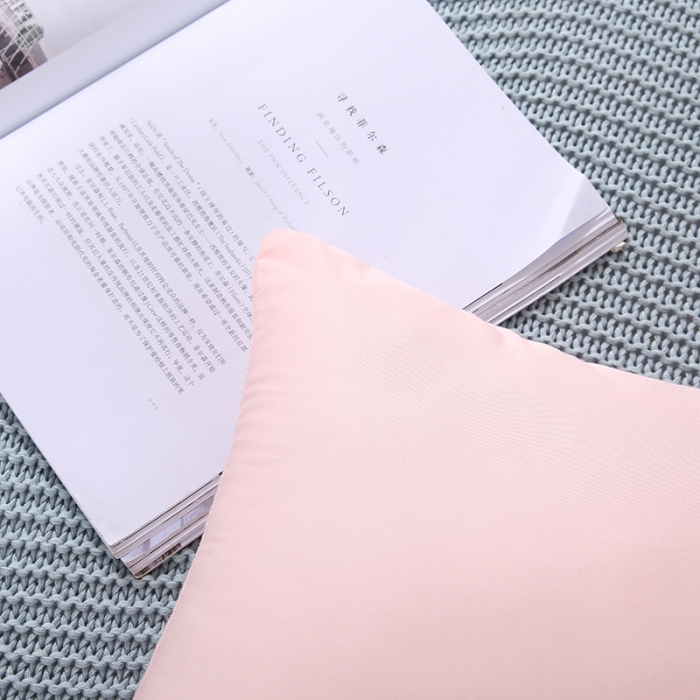 91家纺网 家纺一手货源 找家纺 贤内助 2024新款柔赛丝羽丝枕枕芯枕头 粉色