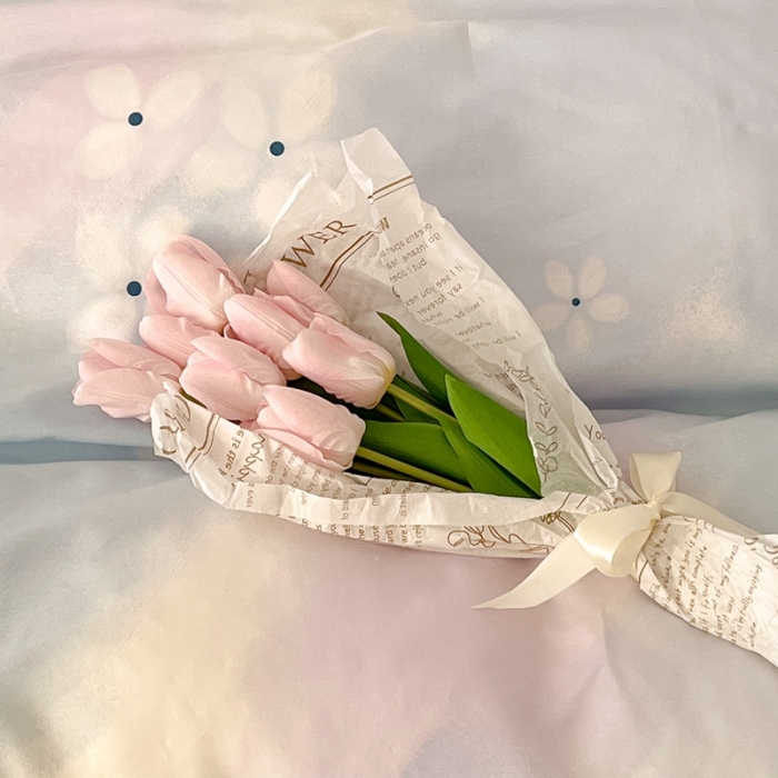 91家纺网 家纺一手货源 找家纺 昔可家纺 2022新款13372普通款四件套 晕染粉蓝