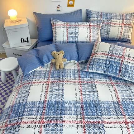 91家纺网 家纺一手货源 找家纺 （总）安哆啦 2022春夏新款13372全棉单被套