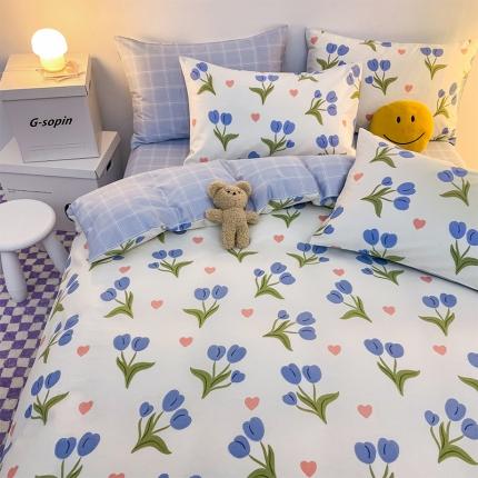 91家纺网 家纺一手货源 找家纺 （总）安哆啦 2022春夏新款13372全棉单被套