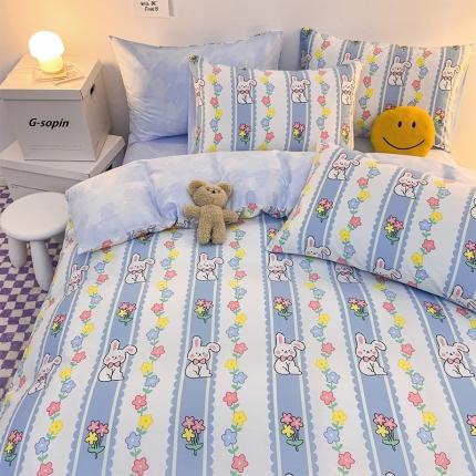 91家纺网 家纺一手货源 找家纺 （总）安哆啦 2022春夏新款13372全棉单被套