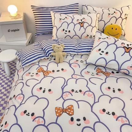 91家纺网 家纺一手货源 找家纺 （总）安哆啦 2022春夏新款13372全棉单被套