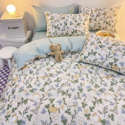 91家纺网 家纺一手货源 找家纺 （总）安哆啦 2022春夏新款13372全棉单被套