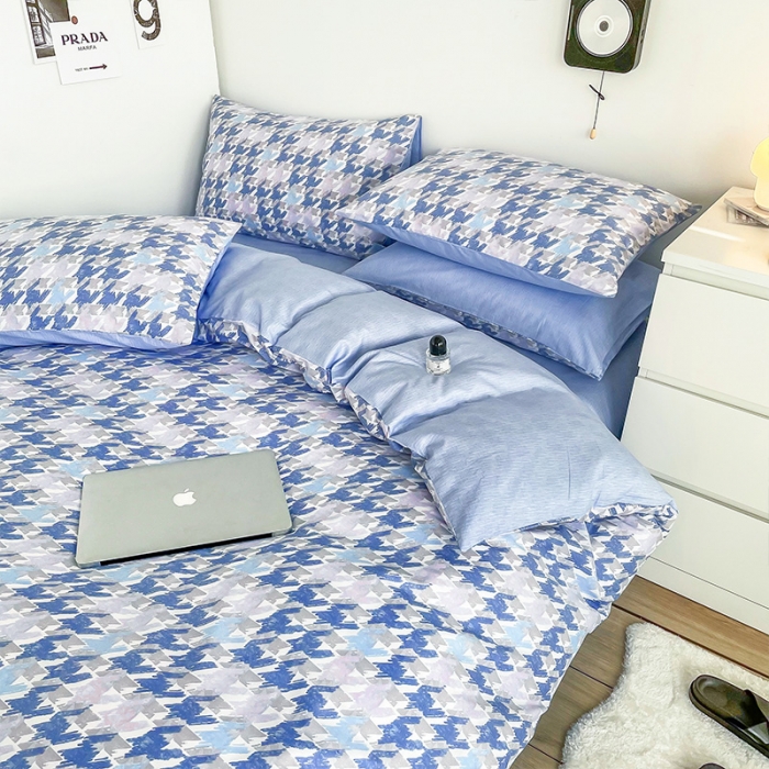 91家纺网 家纺一手货源 找家纺 安哆啦 2022春夏新款13372全棉单被套 初遇