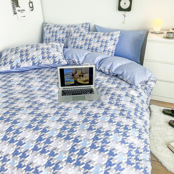 91家纺网 家纺一手货源 找家纺 安哆啦 2022春夏新款13372全棉单被套 初遇