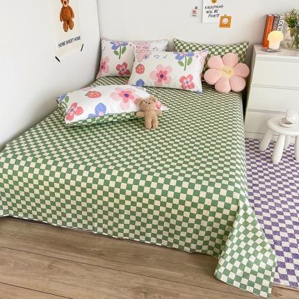 安哆啦 2022春夏新款13372全棉单床单 花间徜徉