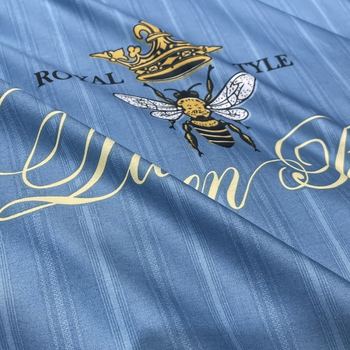 91家纺网 家纺一手货源 找家纺 金爱家 2023新款全棉13372简约条格四件套 穆尼兰