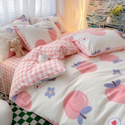 91家纺网 家纺一手货源 找家纺 （总）名兮 2022新款全棉印花四件套纯棉四件套直播