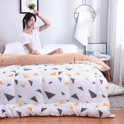 91家纺网 家纺一手货源 找家纺 （总）梦莱发被业 2025亲肤羊羔绒冬被