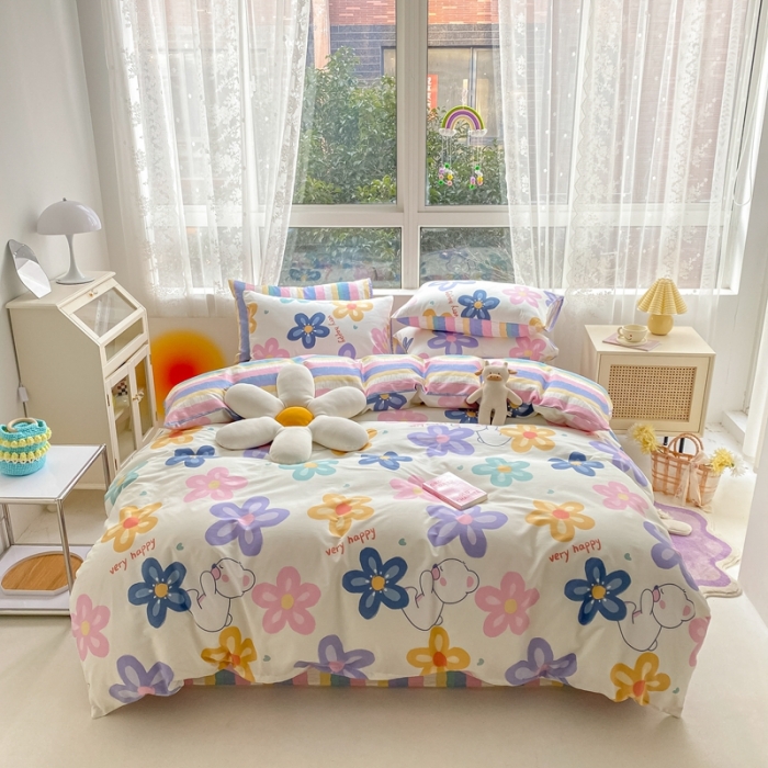 91家纺网 家纺一手货源 找家纺 曼之夏2022全棉13372匹马棉纯棉四件套（第三批） 璐瑶