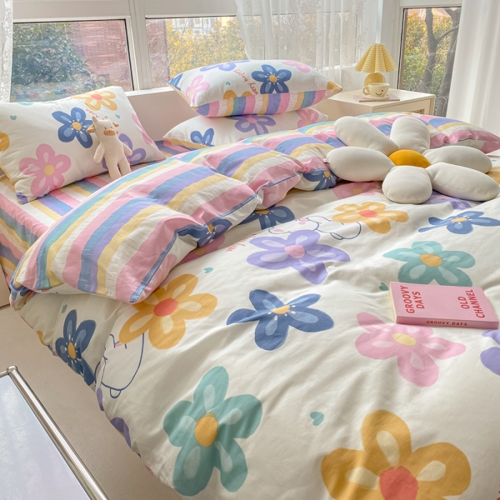 91家纺网 家纺一手货源 找家纺 曼之夏2022全棉13372匹马棉纯棉四件套（第三批） 璐瑶