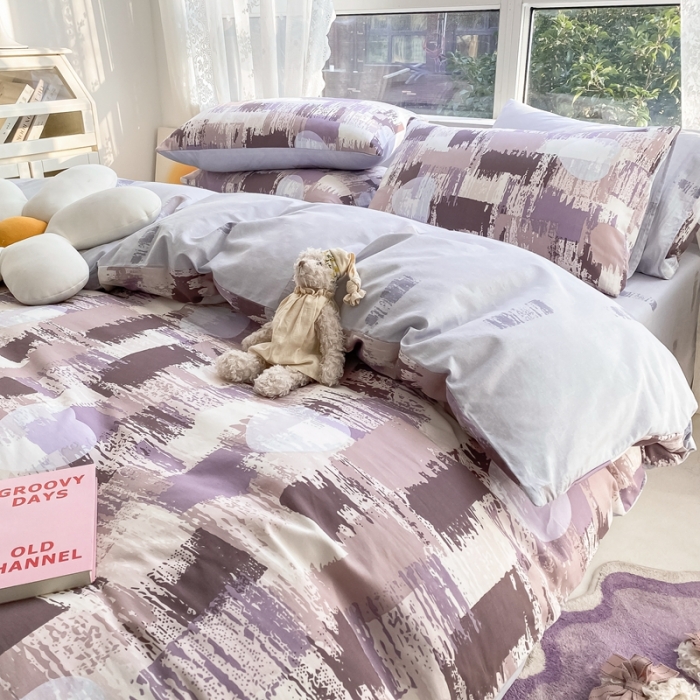 91家纺网 家纺一手货源 找家纺 曼之夏2022全棉13372匹马棉纯棉四件套（第三批）艺术品